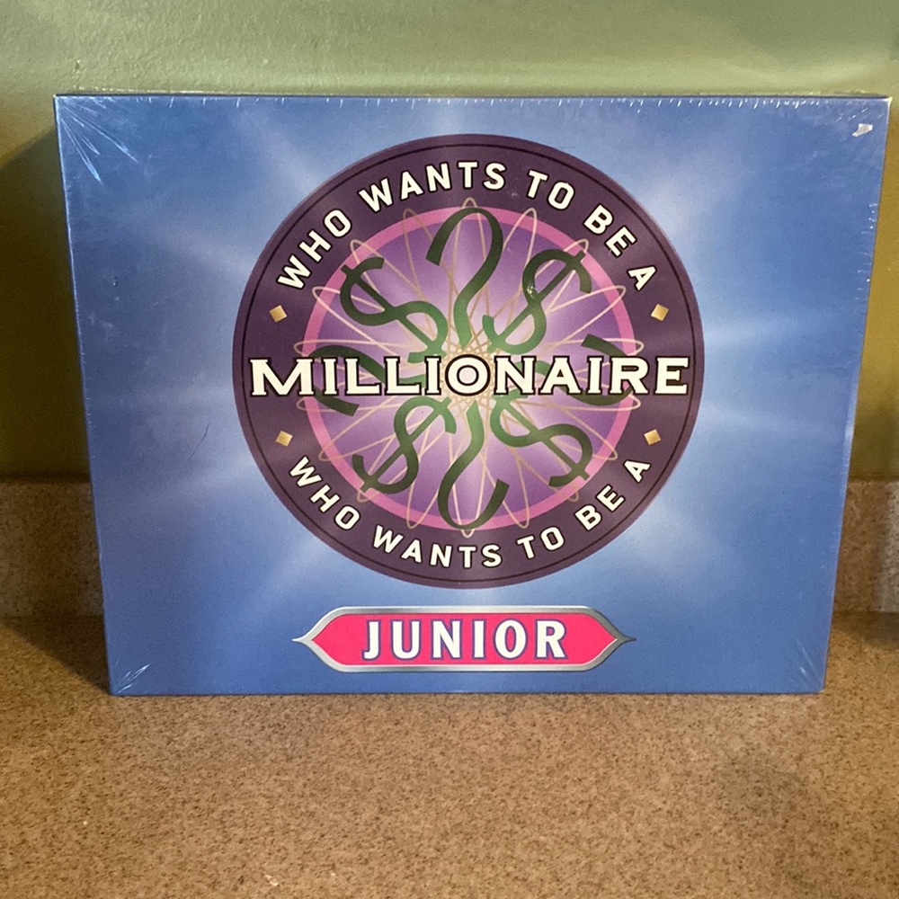 6/$20 or $7 Who Wants To Be A Millionaire JUNIOR New and Sealed in Box. NWT